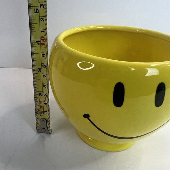 Telaflora Smile Happy Face Yellow Coffee Tea Mug Cup 20 oz Large Ceramic - Picture 8 of 8